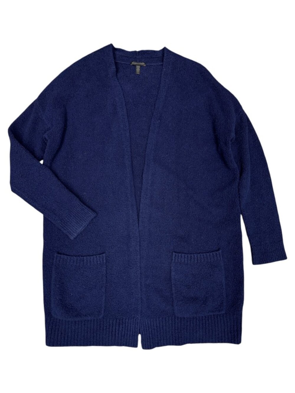 EILEEN FISHER Women's Open-Front Oversized Organic Cotton Cardigan |‎ Size M